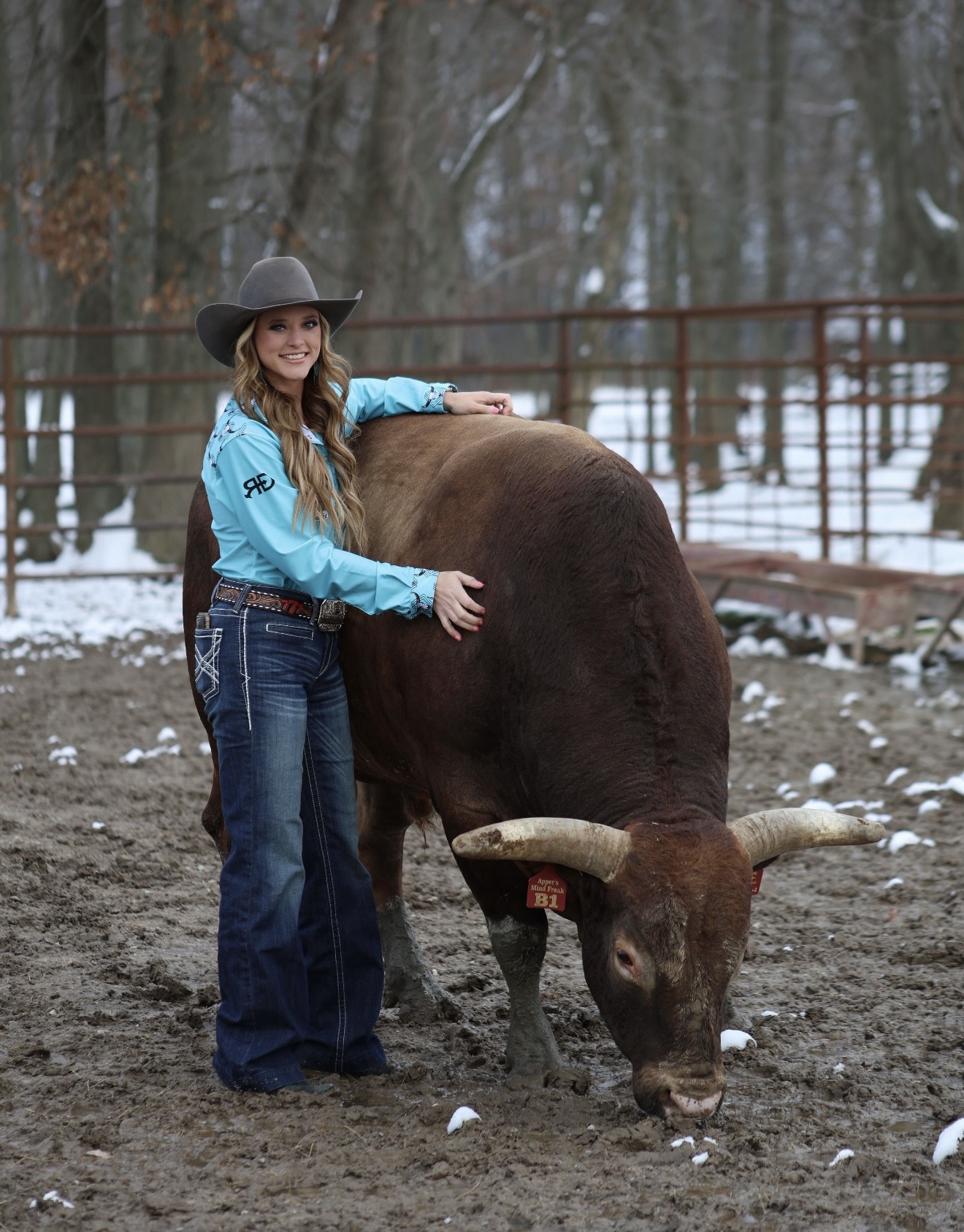photo of Josie & K Bar C Bucking Bulls