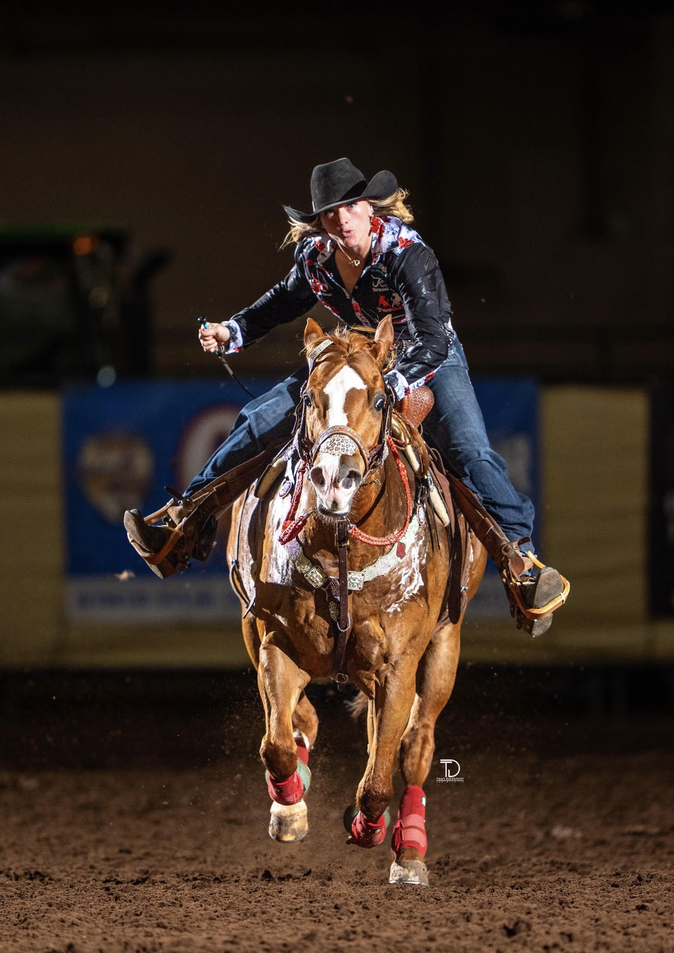 photo of barrel racer